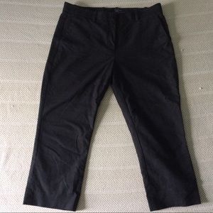 GAP Tailored Crop Black Trousers